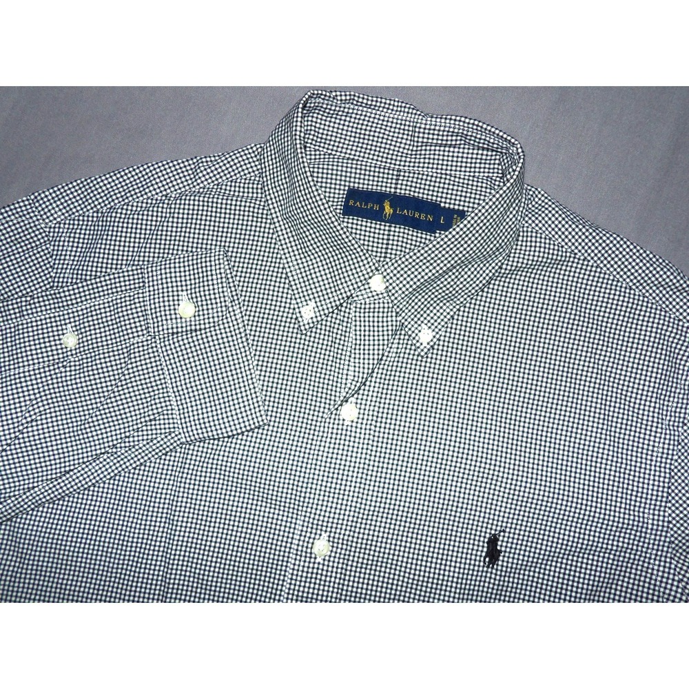 Polo Ralph Lauren Long Sleeved Checkered Casual Button Up Shirt Men's Large